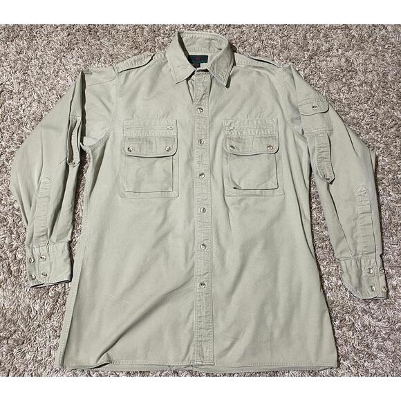 Abercrombie & Fitch - Safari True Vintage Epaulet Khaki - Picture 6 of 9